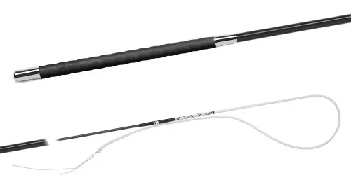 07018 CARBON Composite, besponnen, lackiert, Ledergriff