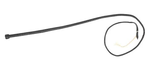 17001 Rindsleder, durchgehend geflochten, Lederknopf