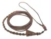 10002 Original hungarian leather lash with knots, brown or black