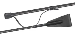 02022 Braided leather cover, adjustable wrist loop