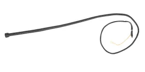 17001 Rindsleder, durchgehend geflochten, Lederknopf